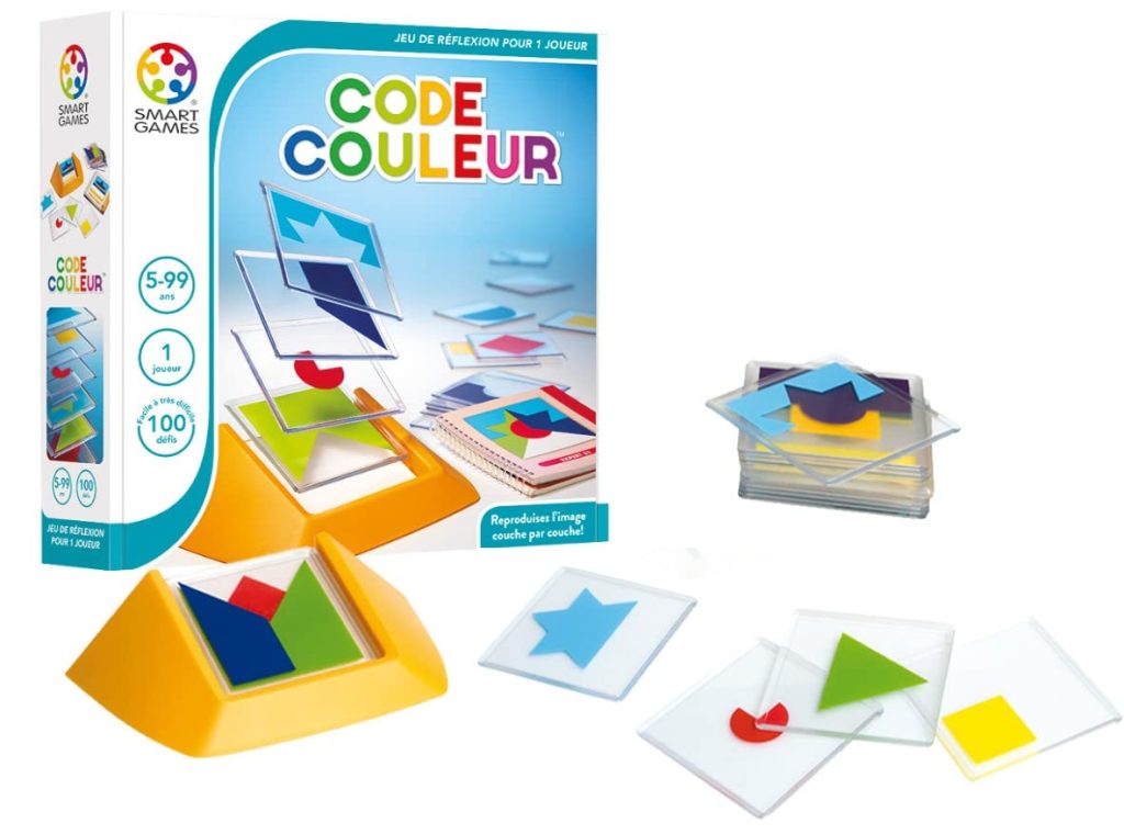 Image du Jeu de Société / Réflexion Code Couleur et du Contenu de sa boite