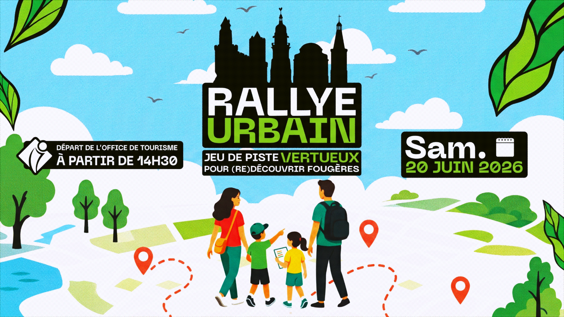 Destination Fougères : rallye urbain en famille, jeu de piste le 20 juin 2026