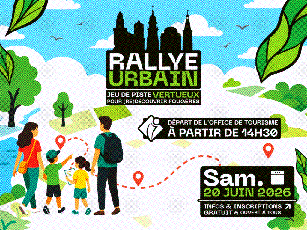 Campagne Plurimédia & Identité Visuelle – Rallye Urbain Fougères